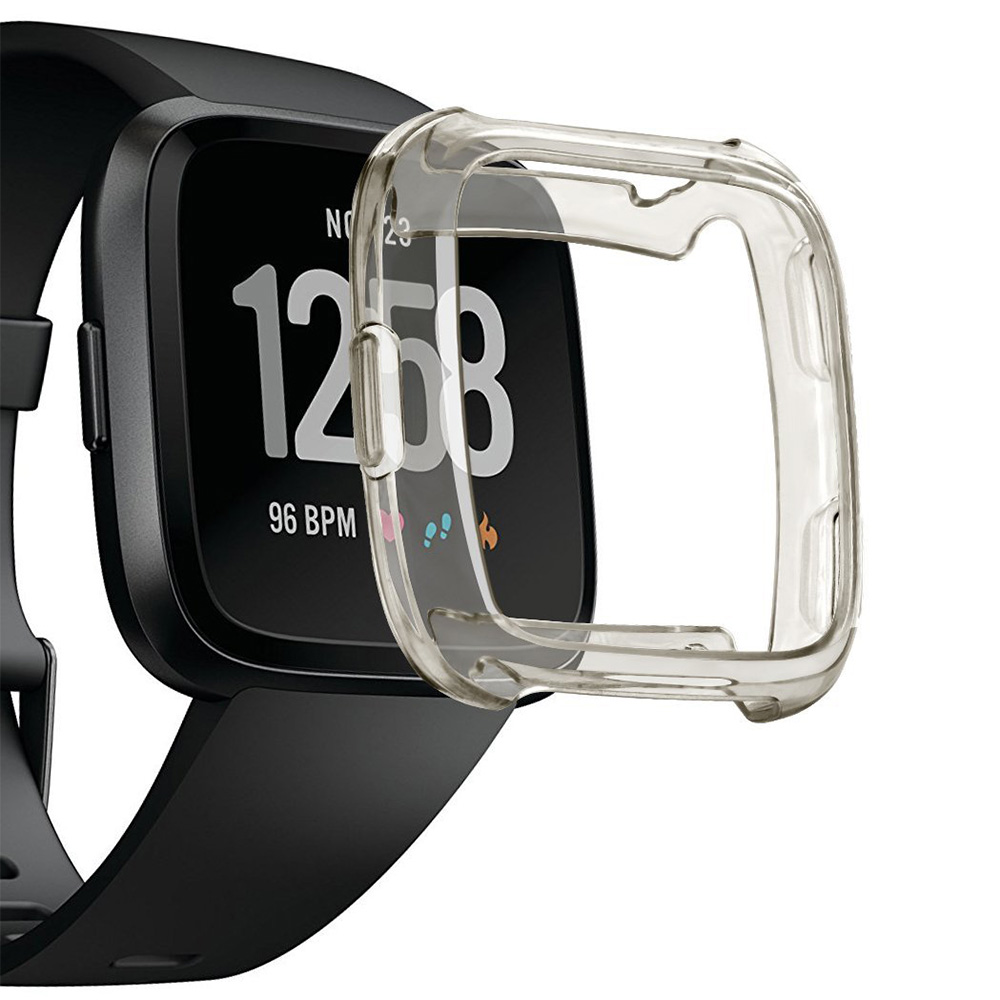 TPU protective cover case for Fitbit versa light brown